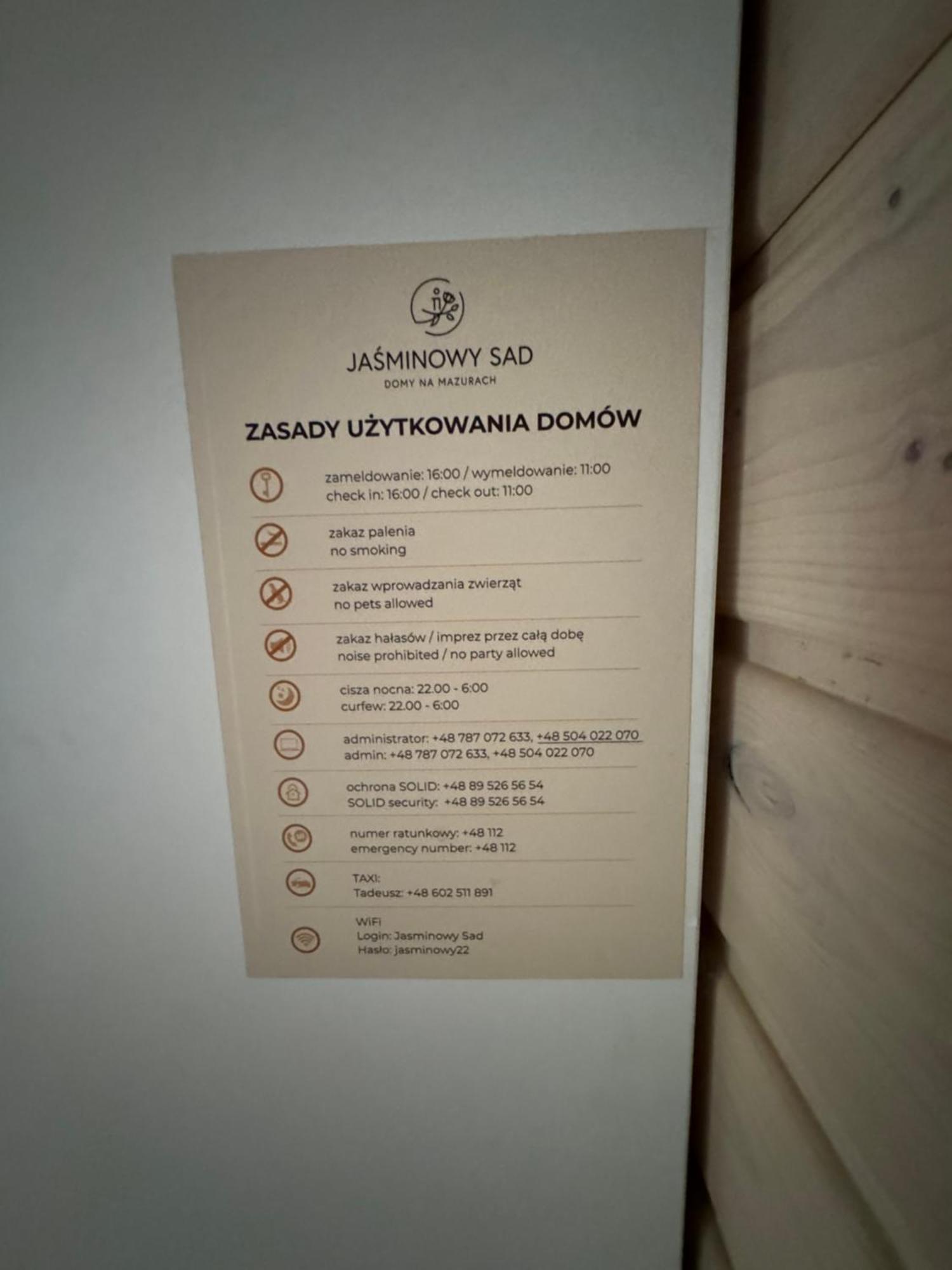 Jasminowy Sad Villa Mikołajki Eksteriør billede